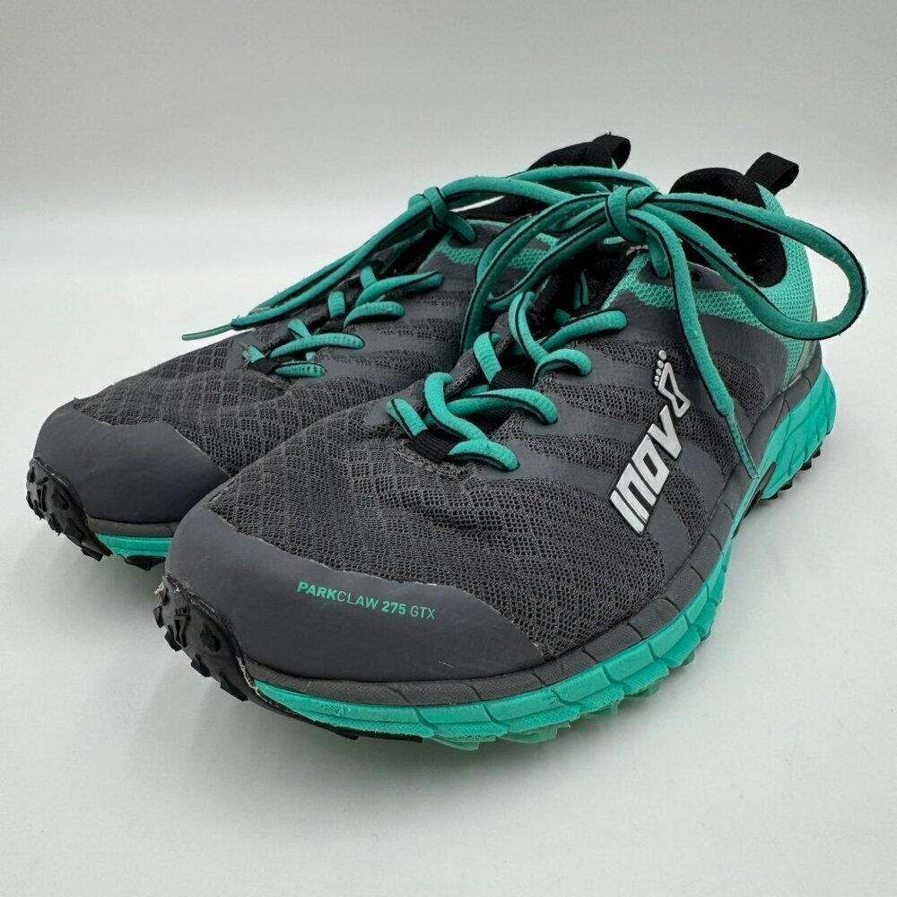 Inov-8 Parkclaw 275 GTX Womens Waterproof Trail Running Shoes Grey/Teal Size 8.5